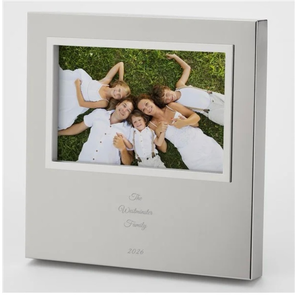 Things Remembered Silver Engravable Photo Frame 4x6